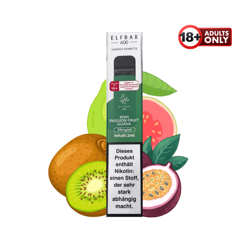Elf Bar 600 Kiwi Maracuja Guava - günstig kaufen bei SwiftGoods4u