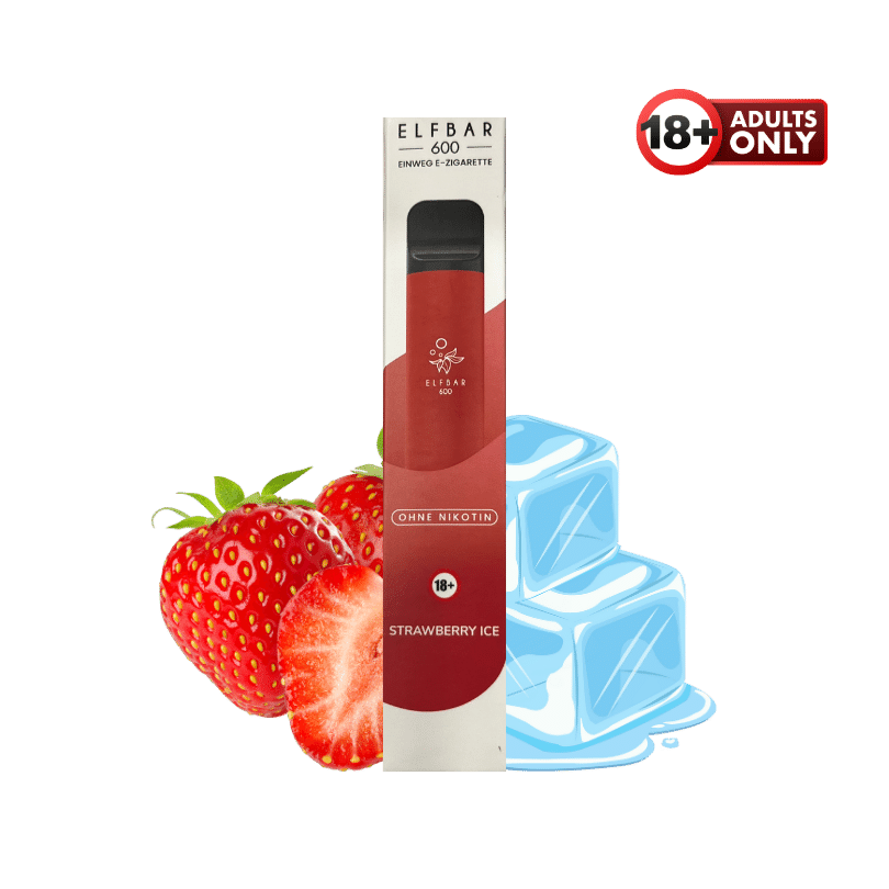 Elf Bar 600 Erdbeere Ice nikotinfrei - günstig kaufen bei SwiftGoods4u