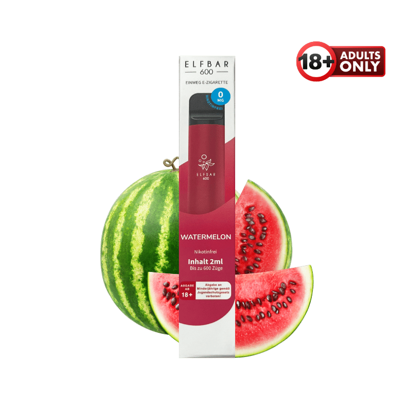 Elf Bar 600 Wassermelone nikotinfrei - günstig kaufen bei SwiftGoods4u