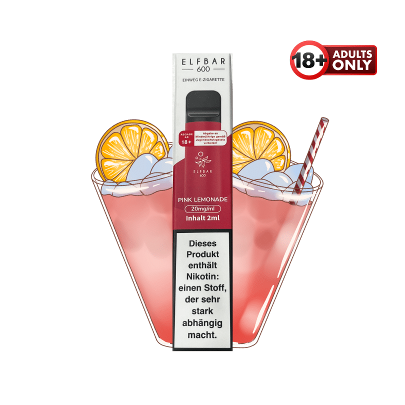 Elf Bar 600 Pink Lemonade - günstig kaufen bei SwiftGoods4u