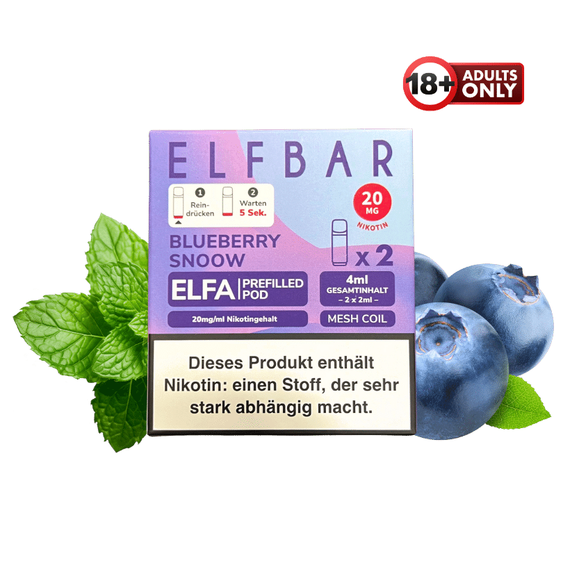Elfbar ELFA Blueberry Snoow Pods - günstig kaufen bei SwiftGoods4u