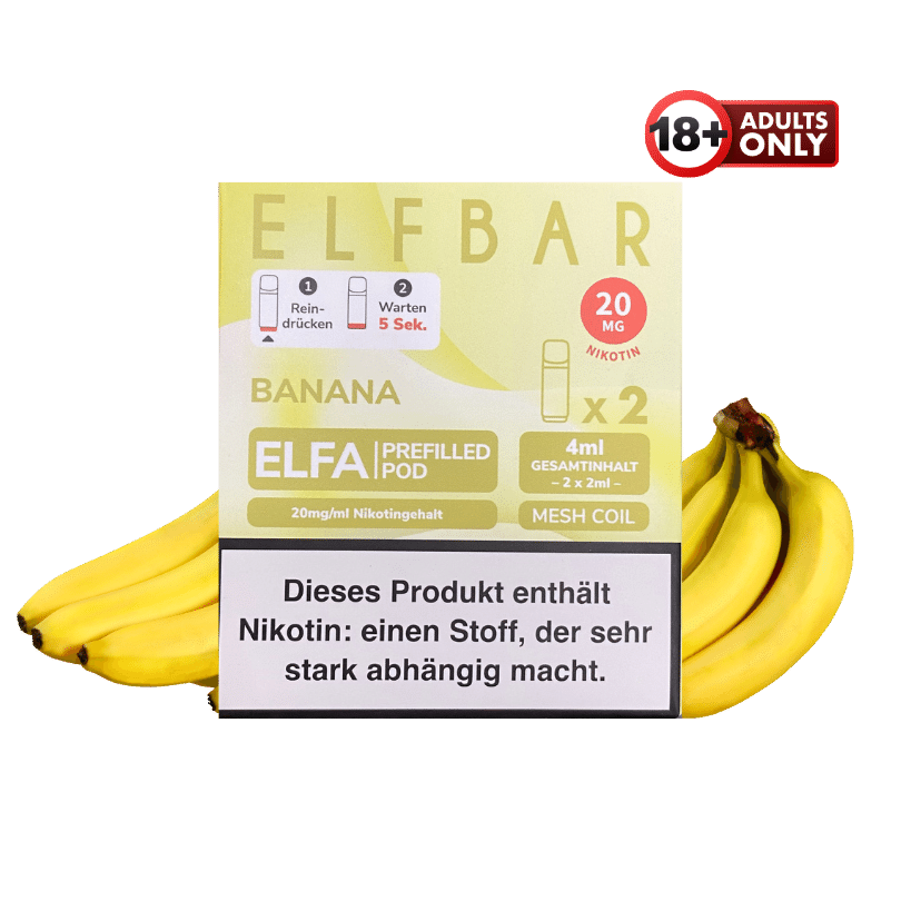 Elfbar ELFA Banana Pods - günstig kaufen bei SwiftGoods4u