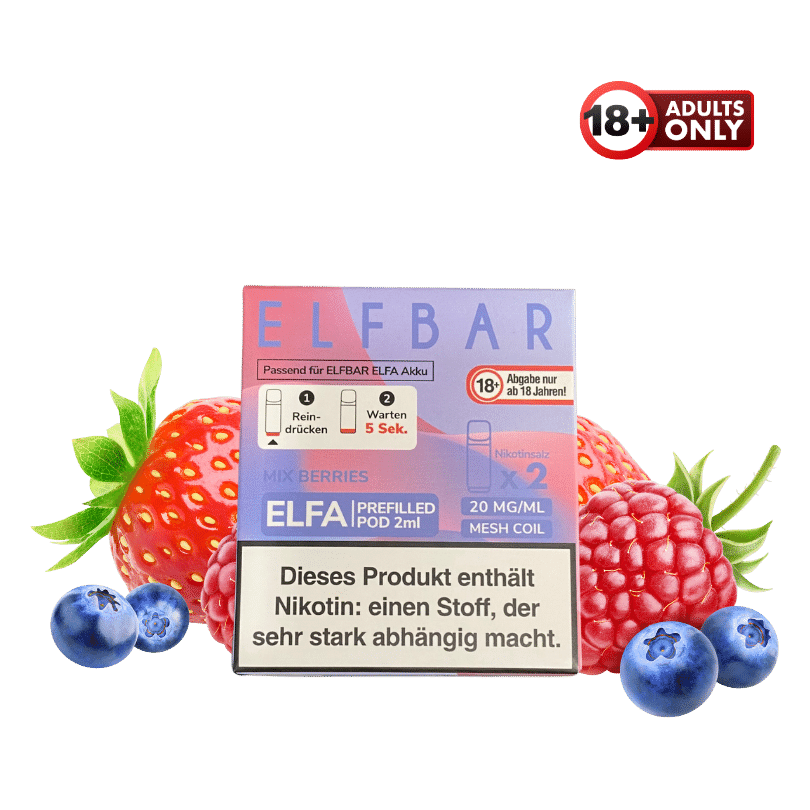 Elfbar ELFA Mix Berries Pods - günstig kaufen bei SwiftGoods4u