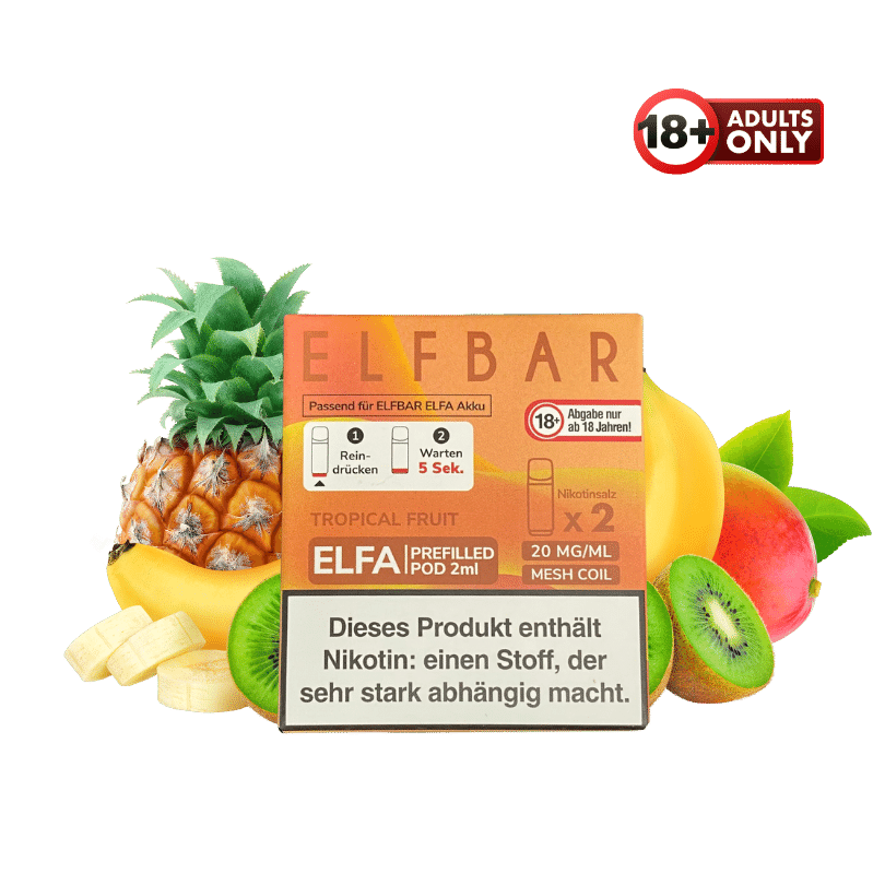 Elfbar ELFA Tropical Fruit Pods | ab 6,69 gnstig kaufen Elfbar ELFA Tropical Fruit Pods | ab 6,69 gnstig kaufen