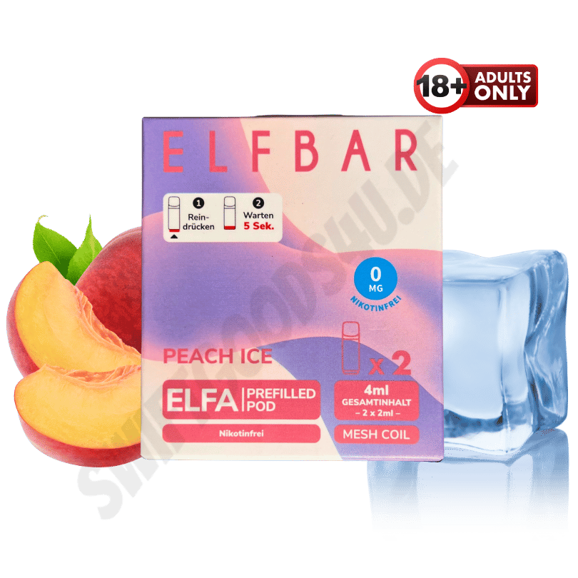 Elfbar ELFA Pods Nikotinfrei Peach Ice - günstig kaufen bei SwiftGoods4u