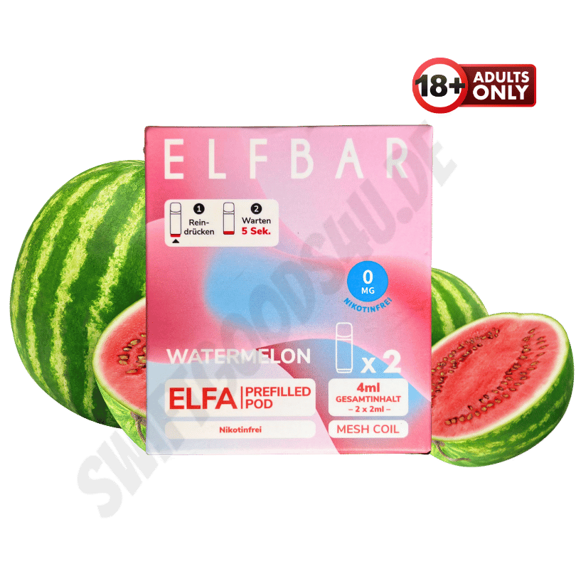 Elfbar ELFA Pods Nikotinfrei Watermelon - günstig kaufen bei SwiftGoods4u