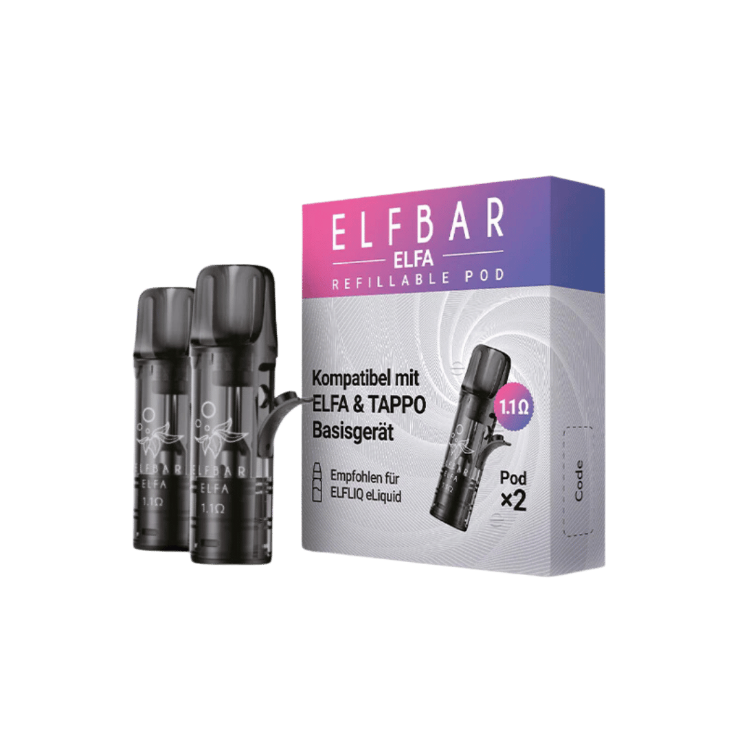 Elfbar ELFA Leerpods | ab 5,89 gnstig kaufen | 2er refillable Elfbar ELFA Leerpods | ab 5,89 gnstig kaufen | 2er refillable
