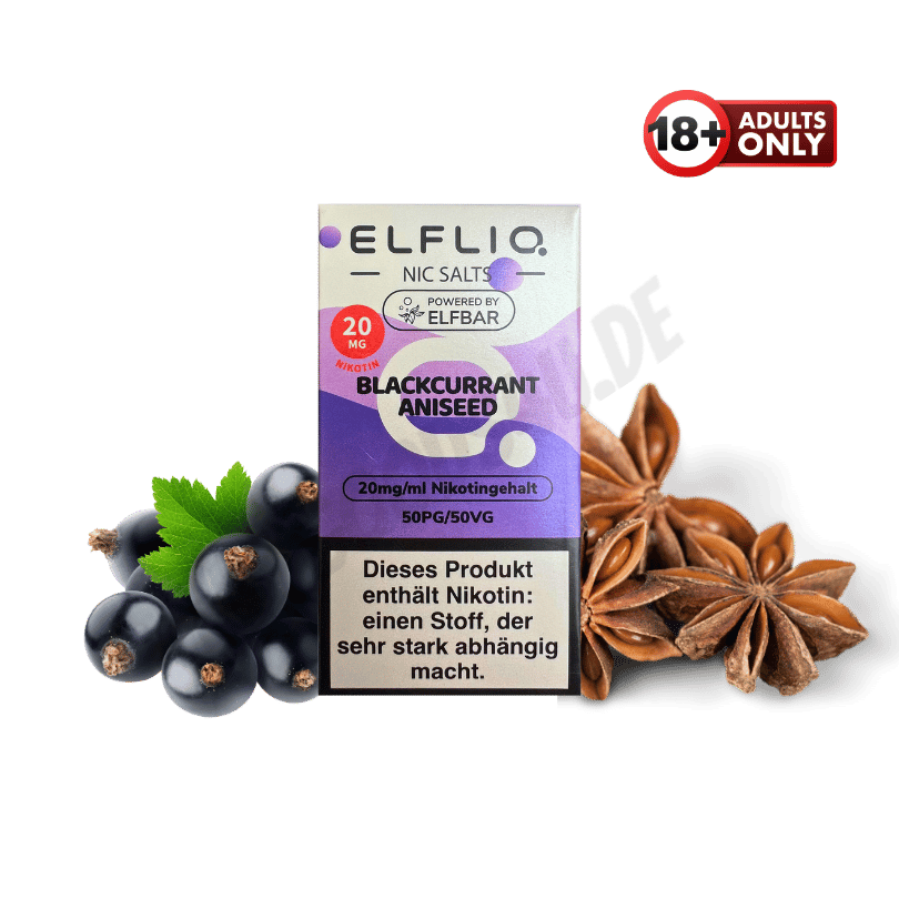 Elfliq Blackcurrant Aniseed 20mg/ml - günstig kaufen bei SwiftGoods4u