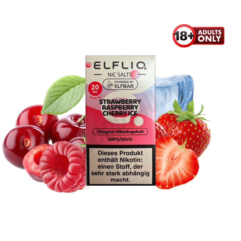 Elfliq Strawberry Raspberry Cherry Ice 20mg/ml - günstig kaufen bei SwiftGoods4u