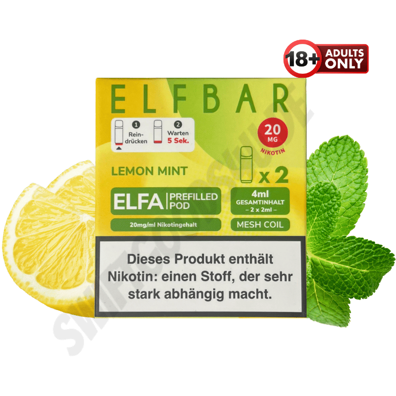 Elfbar ELFA Lemon Mint Pods - günstig kaufen bei SwiftGoods4u