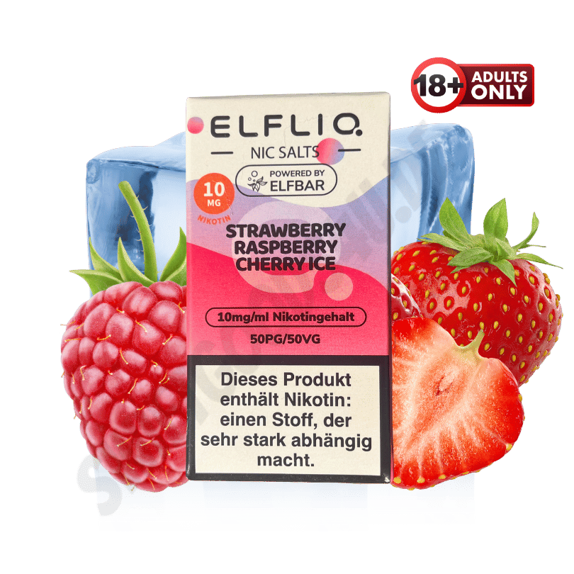Elfliq Strawberry Raspberry Cherry Ice 10mg/ml - günstig kaufen bei SwiftGoods4u