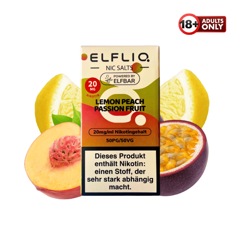 Elfliq Lemon Peach Passion Fruit 20mg/ml - günstig kaufen bei SwiftGoods4u