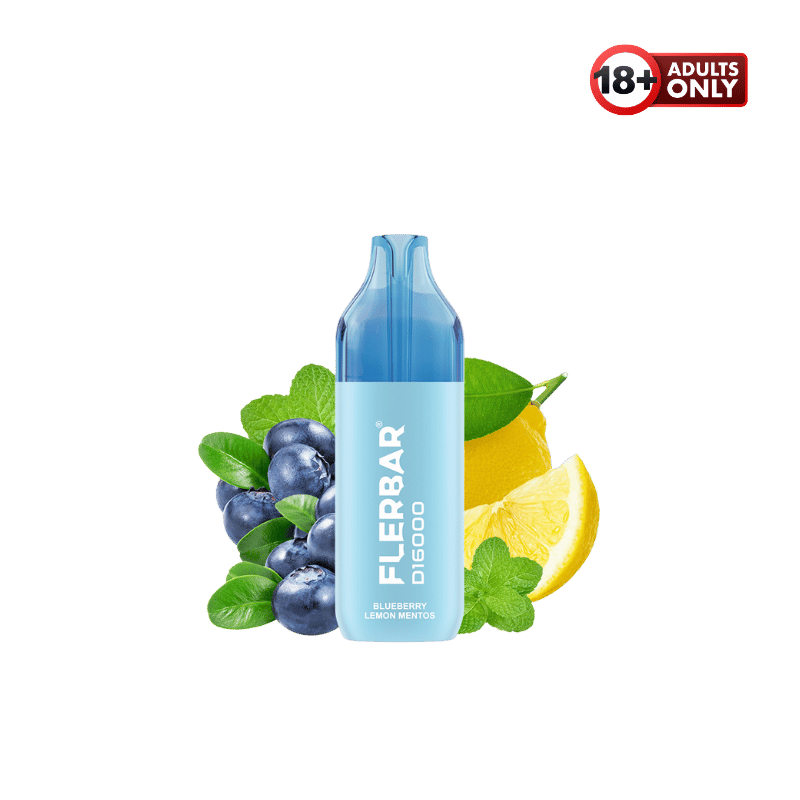 Flerbar D16000 Blueberry Lemon Mentos - günstig kaufen bei SwiftGoods4u