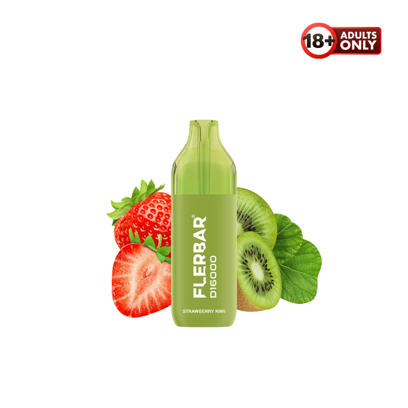 Flerbar D16000 Strawberry Kiwi - günstig kaufen bei SwiftGoods4u