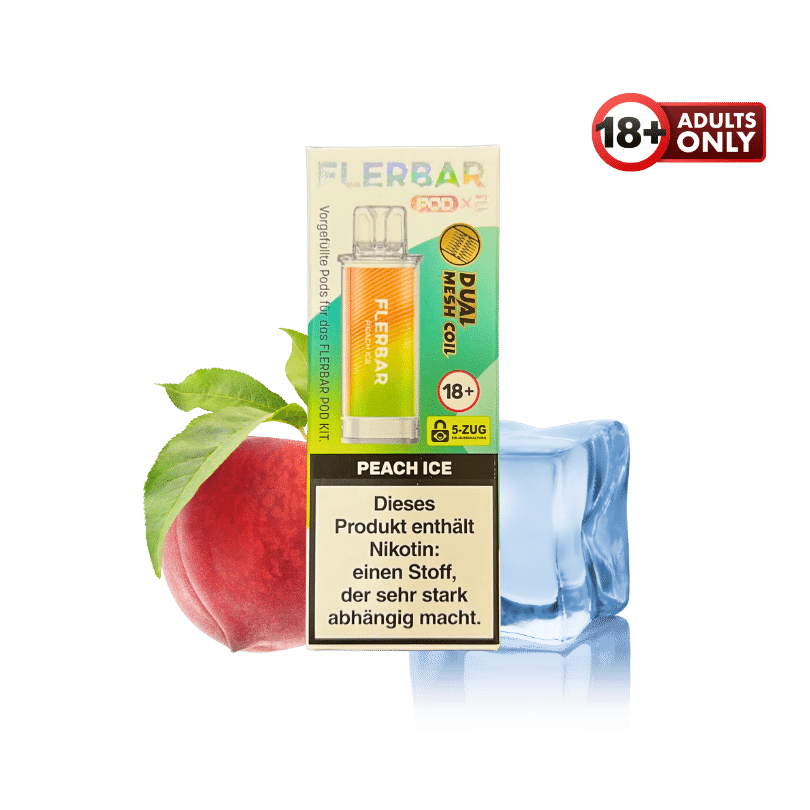 Flerbar Peach Ice Pods - günstig kaufen bei SwiftGoods4u