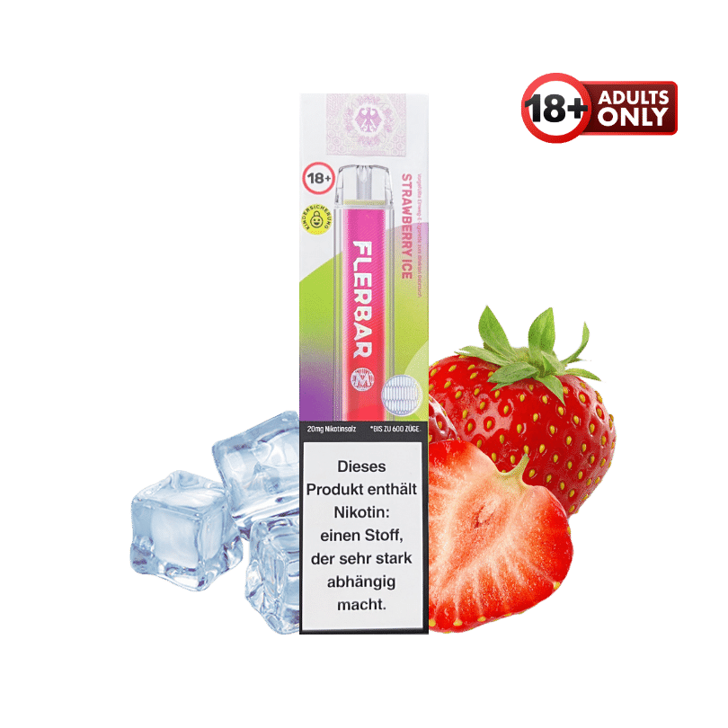 Flerbar Strawberry Ice | ab 5,49 gnstig kaufen | Erdbeere Flerbar Strawberry Ice | ab 5,49 gnstig kaufen | Erdbeere