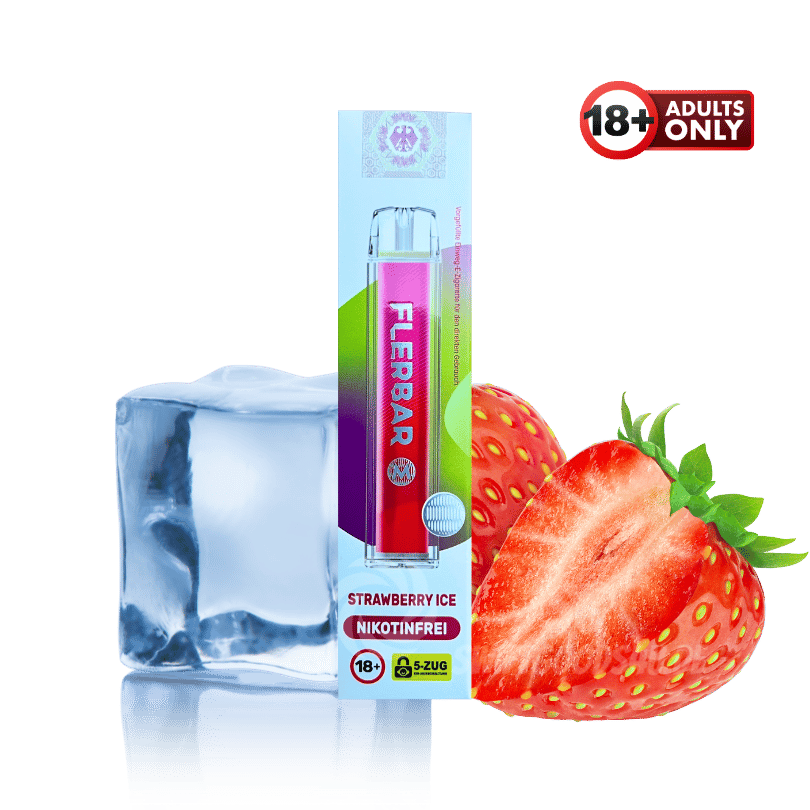 Flerbar Nikotinfrei Strawberry Ice - günstig kaufen bei SwiftGoods4u