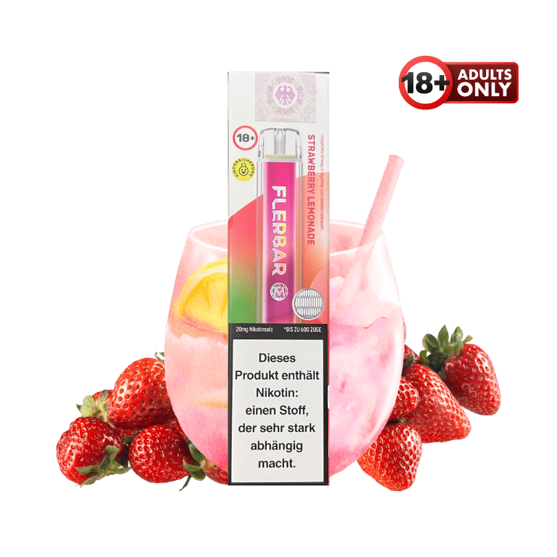 Flerbar Strawberry Lemonade - günstig kaufen bei SwiftGoods4u