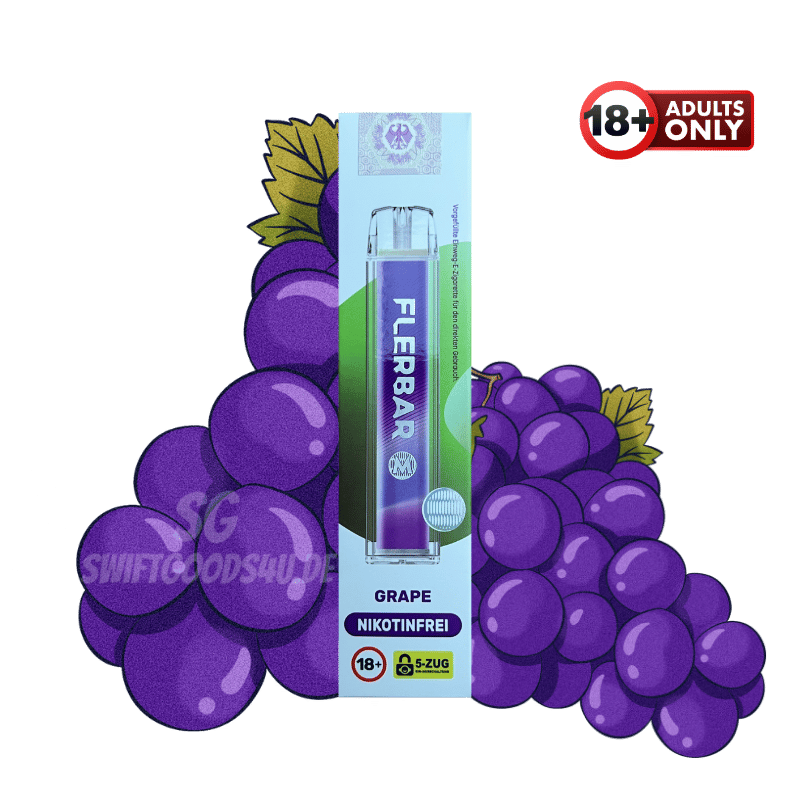 Flerbar Nikotinfrei Grape - günstig kaufen bei SwiftGoods4u