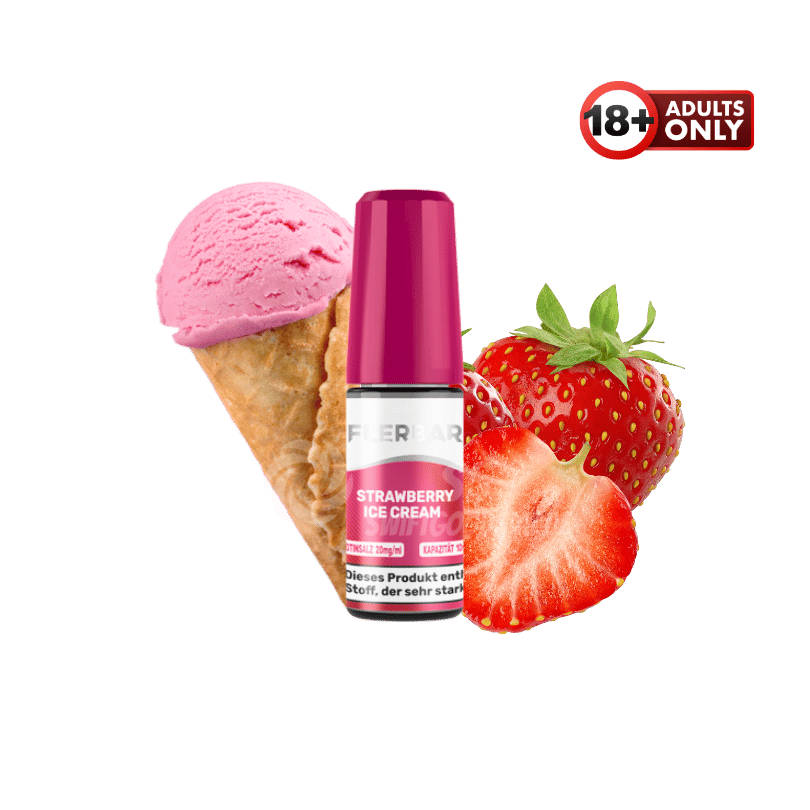 Flerbar Liquid Strawberry Ice Cream - günstig kaufen bei SwiftGoods4u