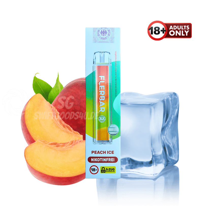 Flerbar Nikotinfrei Peach Ice - günstig kaufen bei SwiftGoods4u