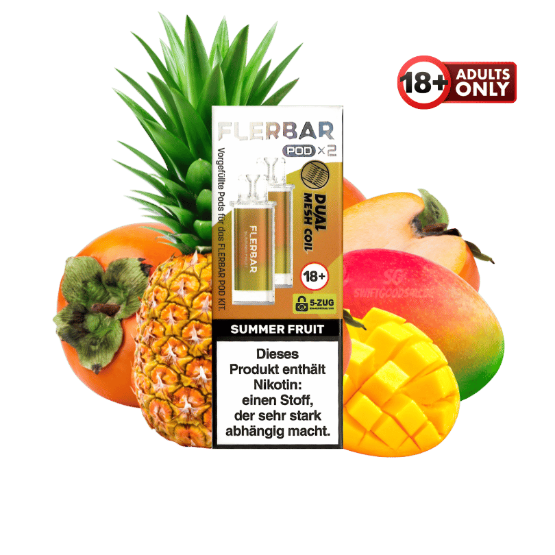 Flerbar Summer Fruit Pods - günstig kaufen bei SwiftGoods4u
