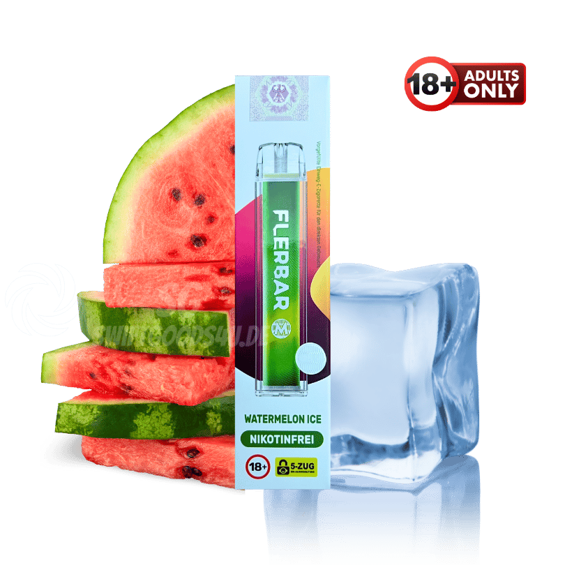 Flerbar Watermelon Ice Nikotinfrei Vape | ab 5,09 gnstig kaufen Flerbar Watermelon Ice Nikotinfrei Vape | ab 5,09 gnstig kaufen