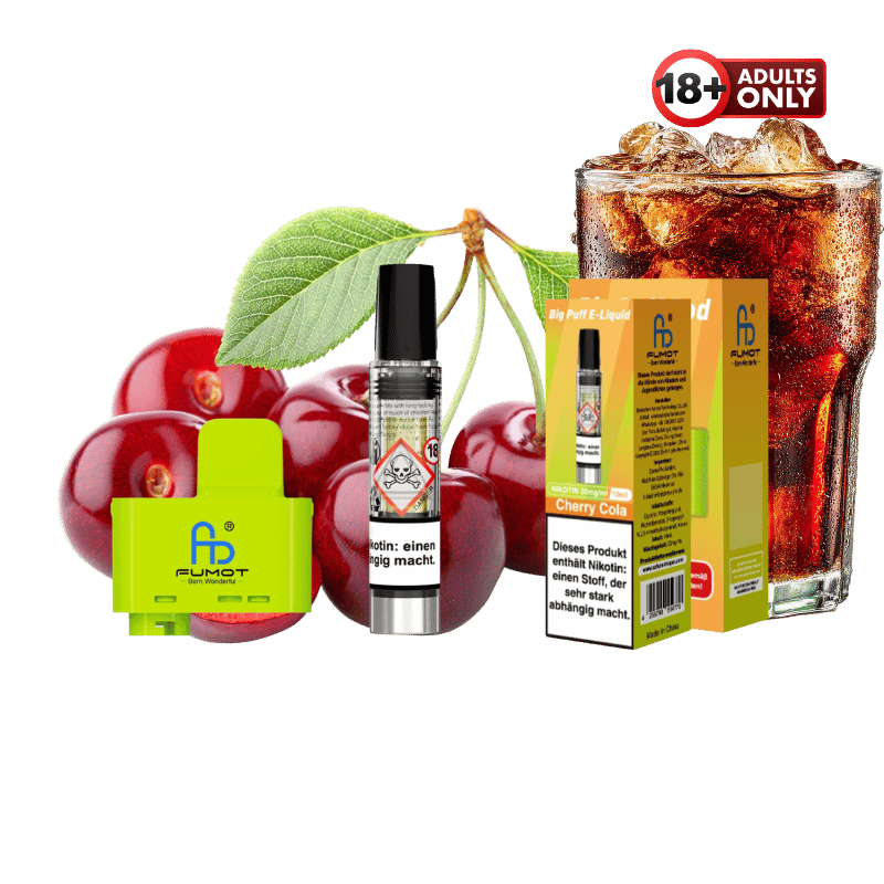 Fumot Big Puff Pod Cherry Cola - günstig kaufen bei SwiftGoods4u