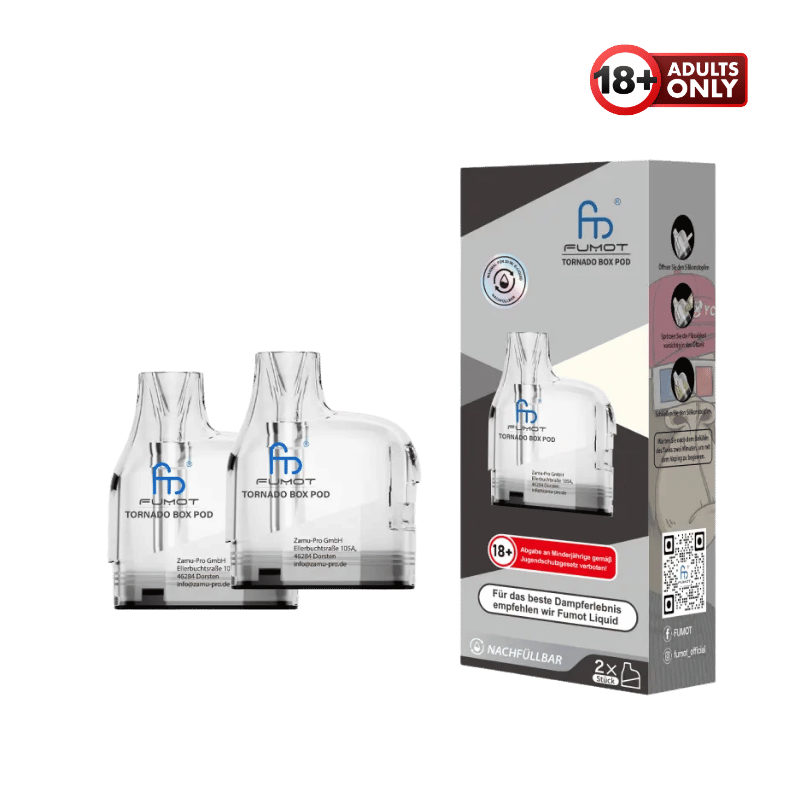 Fumot RandM Tornado Digital Box Leerpods 2x - günstig kaufen bei SwiftGoods4u