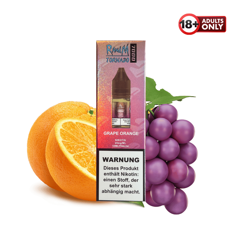Fumot RandM Tornado 7000 Liquid Grape Orange - günstig kaufen bei SwiftGoods4u