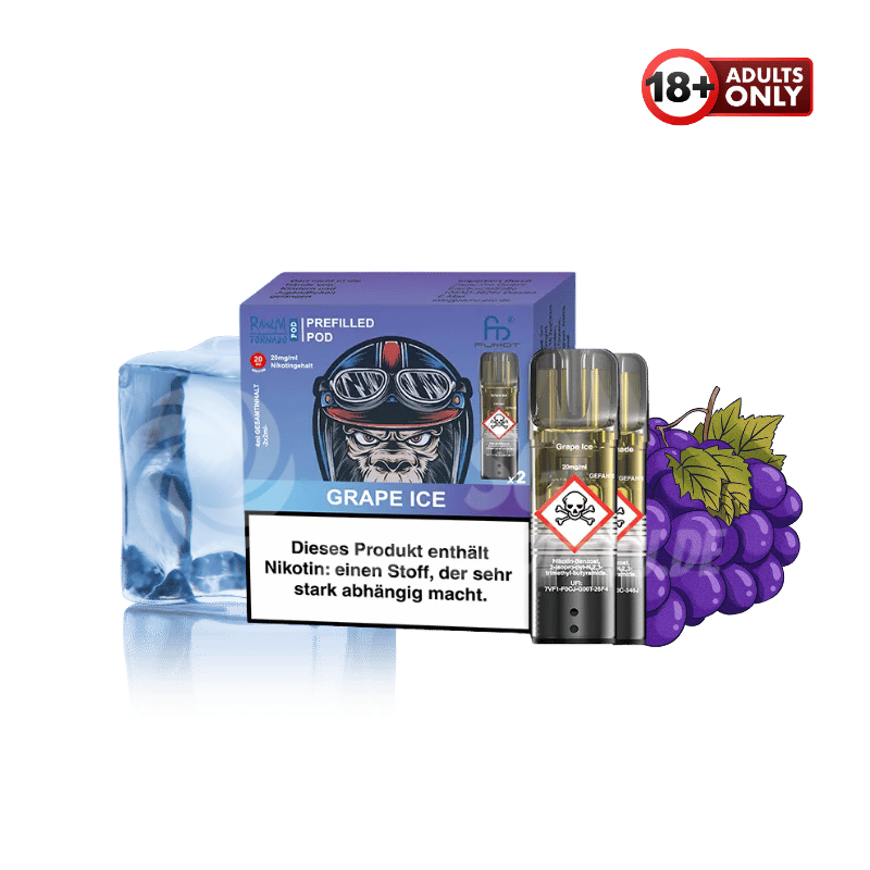 RandM Tornado Pods Grape Ice by Fumot - günstig kaufen bei SwiftGoods4u