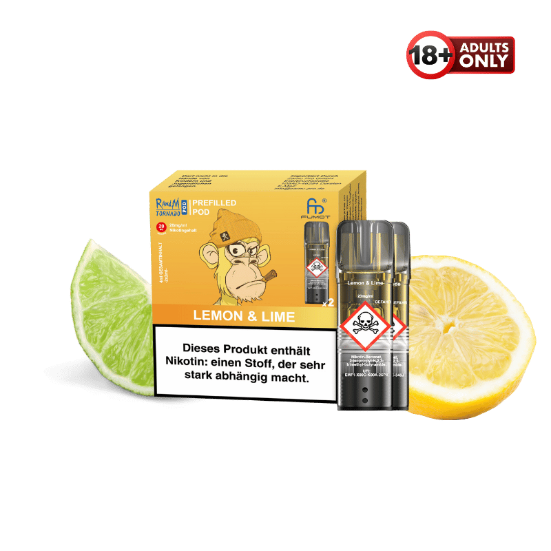 RandM Tornado Pods Lemon Lime by Fumot - günstig kaufen bei SwiftGoods4u