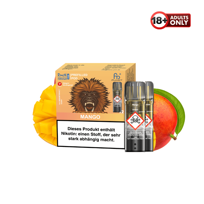 RandM Tornado Pods Mango by Fumot | gnstig kaufen RandM Tornado Pods Mango by Fumot | gnstig kaufen