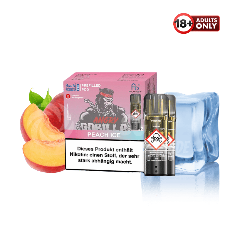 randm tornado 9000 peach lemonade R AND M Tornado Peach Lemonade 9000 main image 1