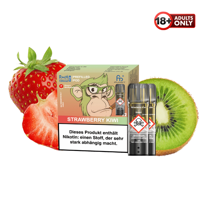 RandM Tornado Pods Strawberry Kiwi by Fumot - günstig kaufen bei SwiftGoods4u