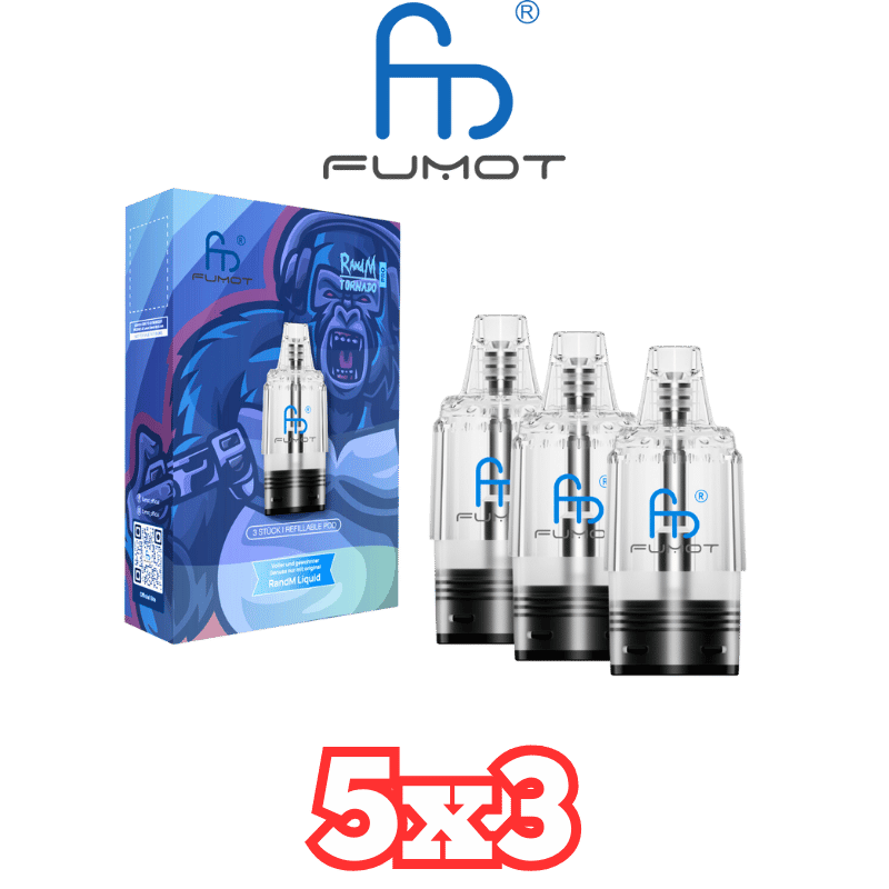 15x RandM Tornado Pro Pods Bundle - günstig kaufen bei SwiftGoods4u
