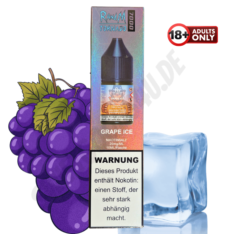 Fumot RandM Tornado 7000 Liquid Grape Ice - günstig kaufen bei SwiftGoods4u