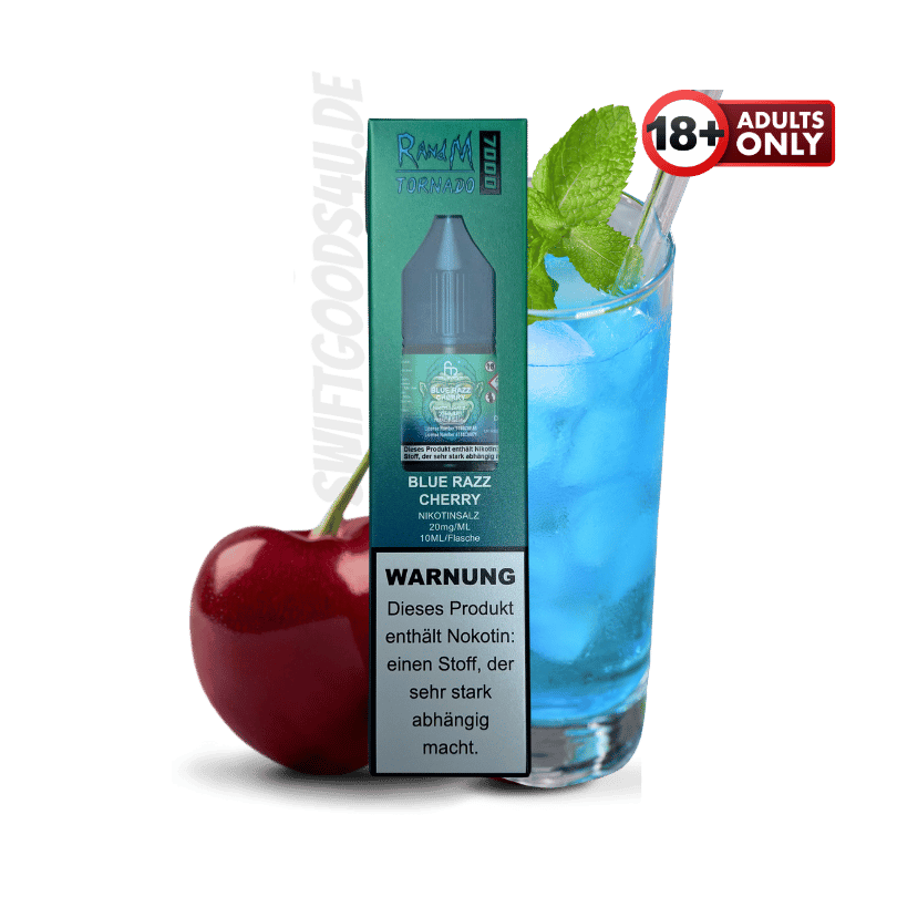 Fumot RandM Tornado 7000 Liquid Blue Razz Cherry - günstig kaufen bei SwiftGoods4u
