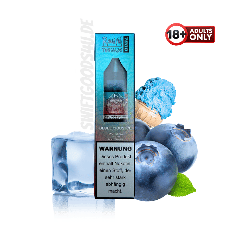 Fumot RandM Tornado 7000 Liquid Bluelicious Ice - günstig kaufen bei SwiftGoods4u