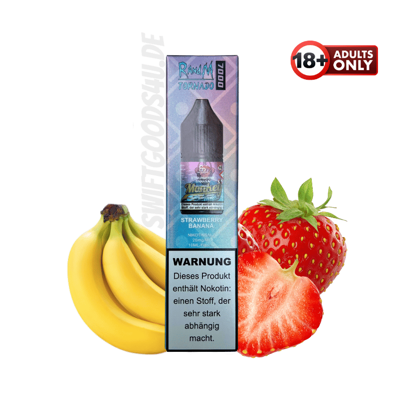 Fumot RandM Tornado 7000 Liquid Strawberry Banana - günstig kaufen bei SwiftGoods4u