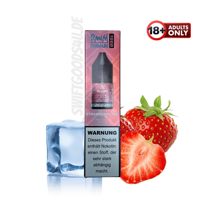 Fumot RandM Tornado 7000 Liquid Strawberry Ice - günstig kaufen bei SwiftGoods4u