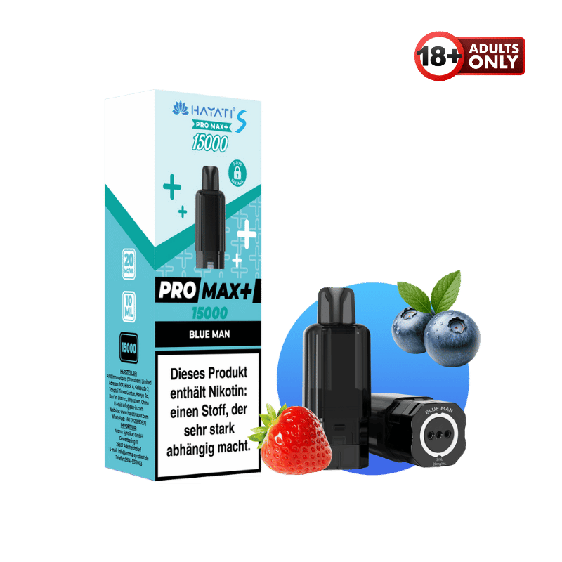 Hayati Pro Max+ 15000 Pod Blue Man - günstig kaufen bei SwiftGoods4u