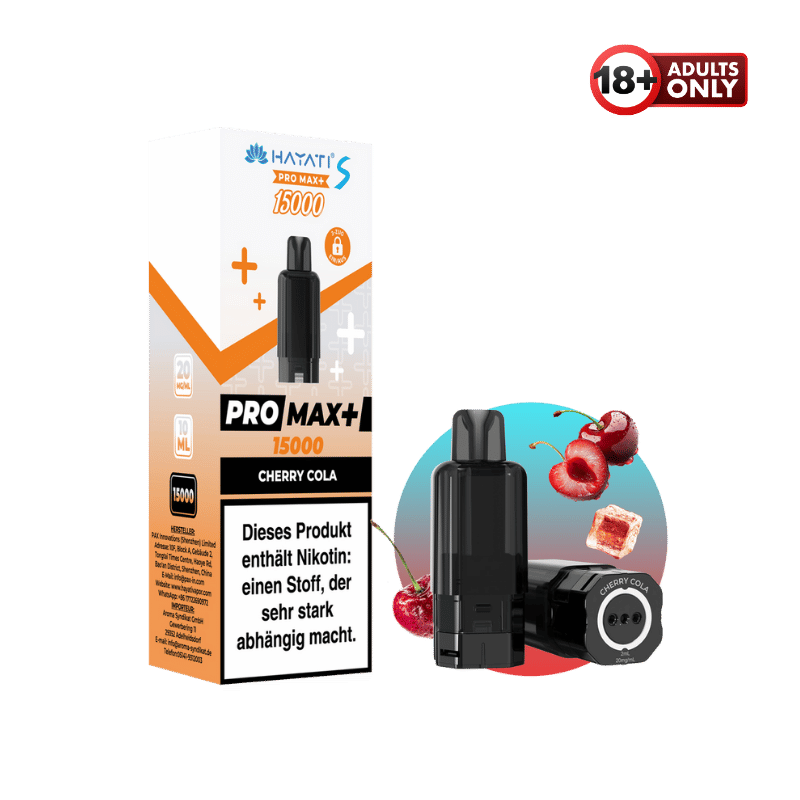 Hayati Pro Max+ 15000 Pod Cherry Cola - günstig kaufen bei SwiftGoods4u
