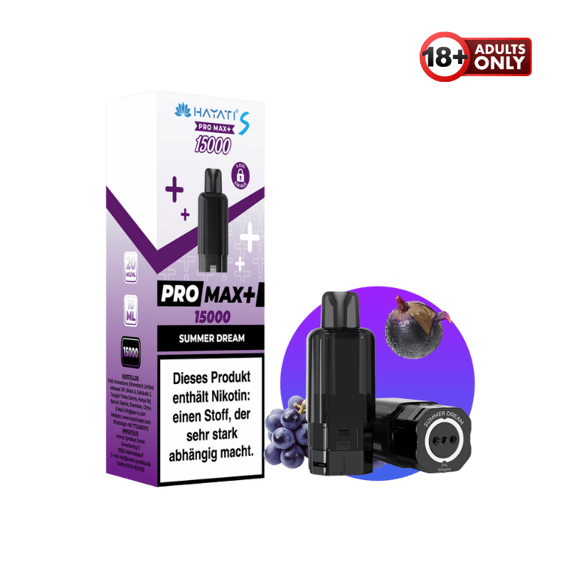 Hayati Pro Max+ 15000 Pod Summer Dream - günstig kaufen bei SwiftGoods4u