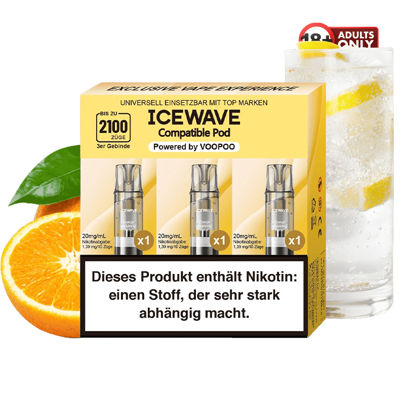 Icewave Pods Orange Sparkling Water - günstig kaufen bei SwiftGoods4u