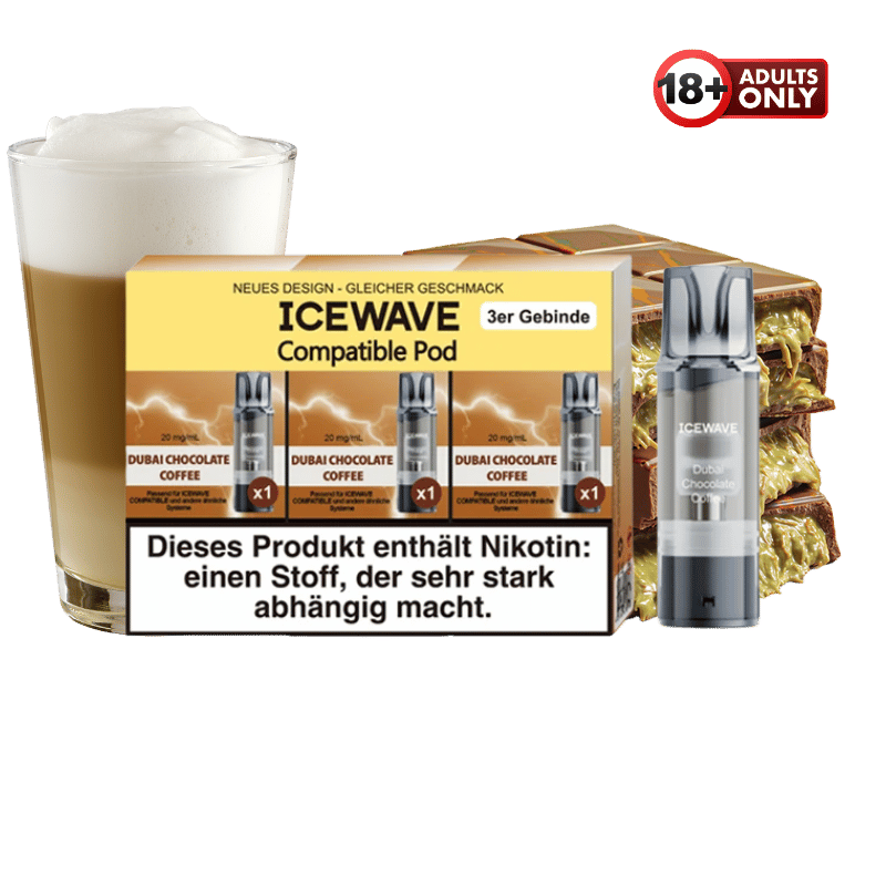Icewave Pods Dubai Chocolate Coffee - günstig kaufen bei SwiftGoods4u