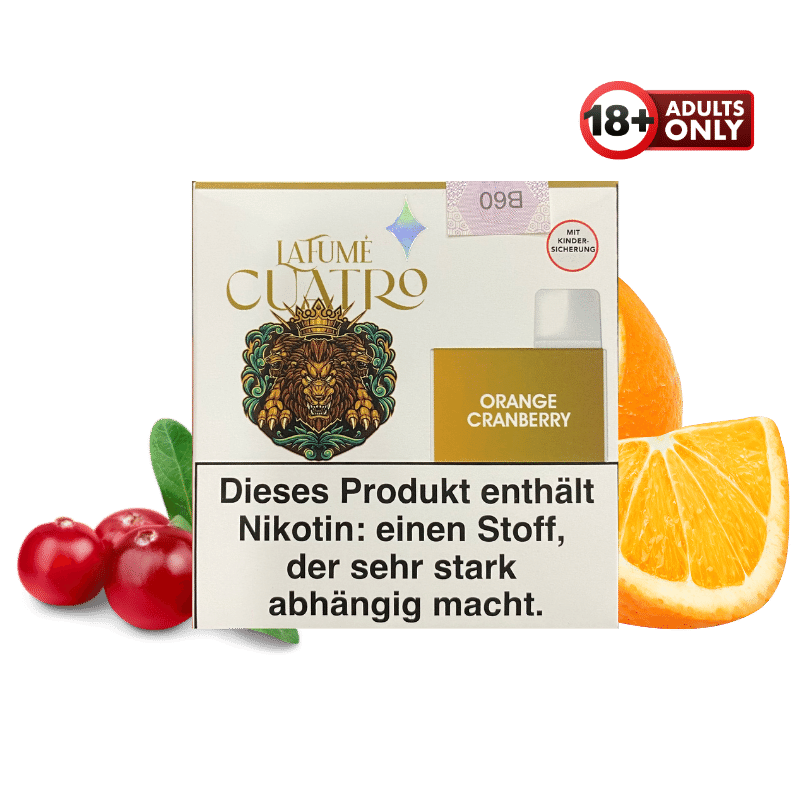 La Fume Cuatro Orange Cranberry - günstig kaufen bei SwiftGoods4u