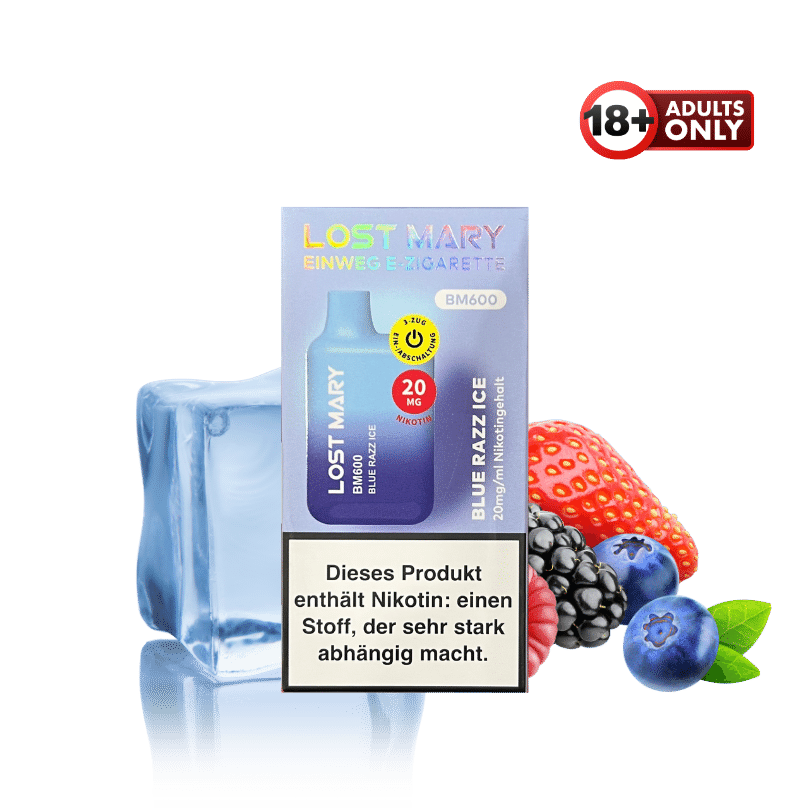 Lost Mary BM600 Blue Razz Ice - günstig kaufen bei SwiftGoods4u