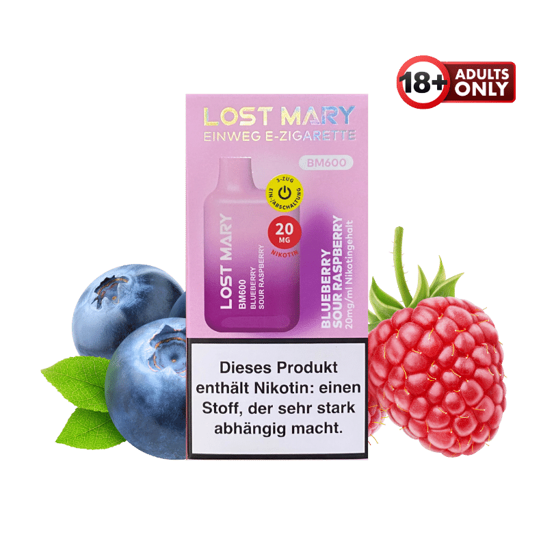 Lost Mary BM600 Blueberry Sour Raspberry - günstig kaufen bei SwiftGoods4u