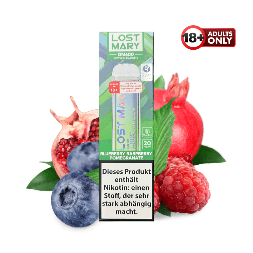 Lost Mary QM600 Blueberry Raspberry Pomegranate - günstig kaufen bei SwiftGoods4u